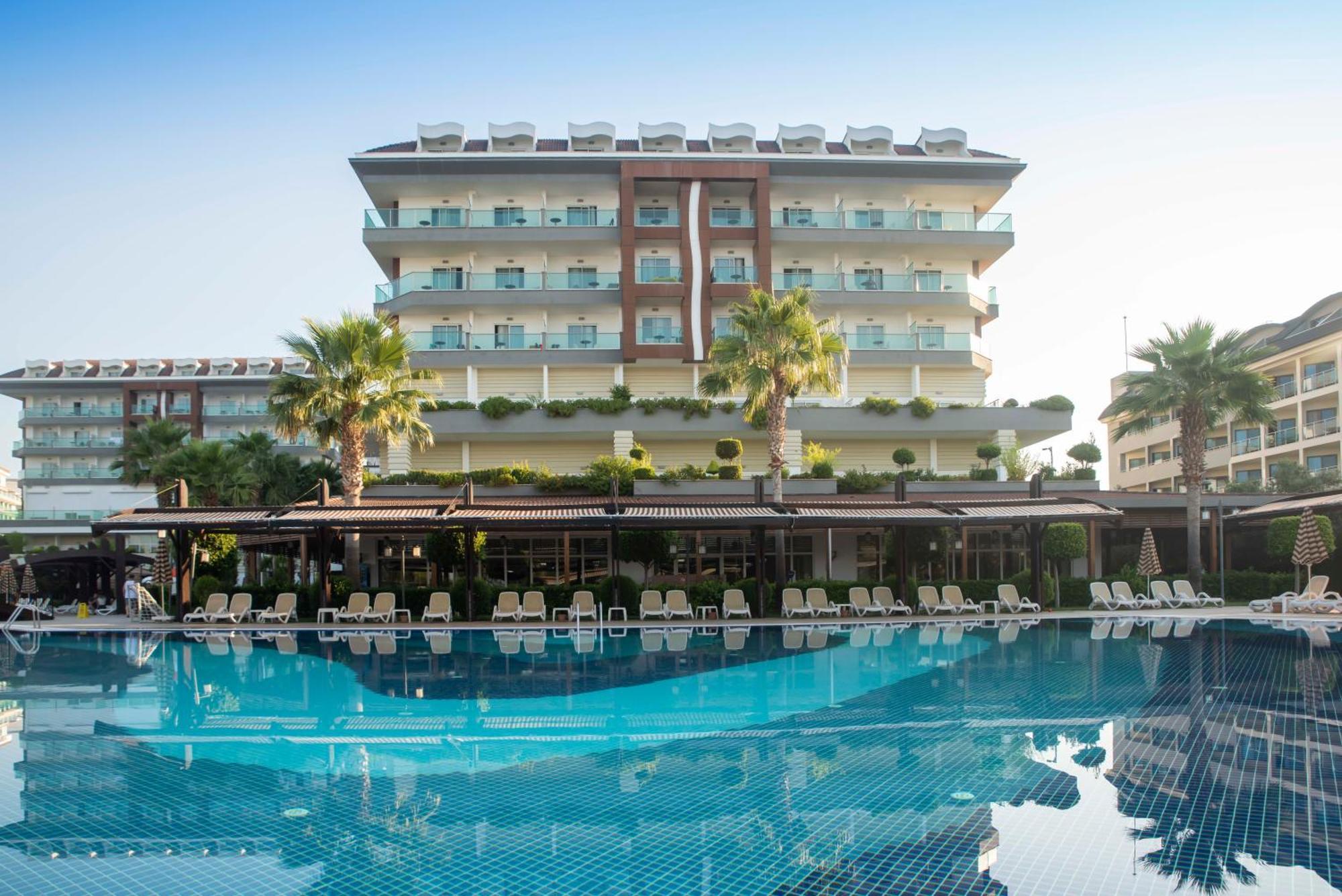 Adalya Ocean Deluxe Hotell Side Exteriör bild